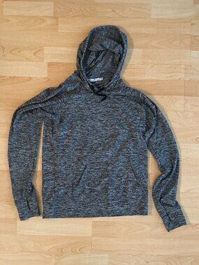 Outdoor Voices via J.Crew CloudKnit Hoodie (charcoal/heather grey) - size M